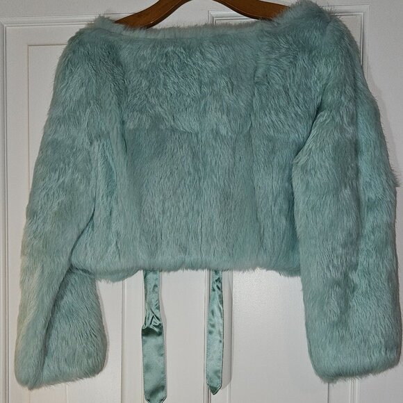Bebe Rabbit Fur Short Jacket - Picture 3 of 3